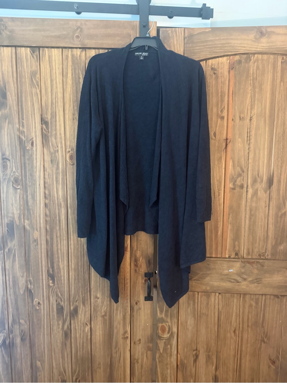 Barefoot Dreams cozychic lite black sweater size 3X